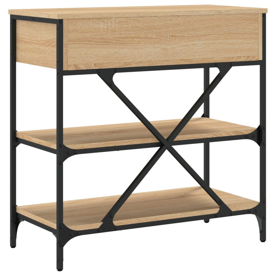 Wandtafel 75X34,5X75 Cm Bewerkt Hout Sonoma Eikenkleurig