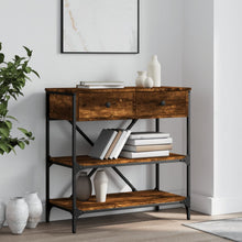 Wandtafel 75X34,5X75 Cm Bewerkt Hout Gerookt Eikenkleurig