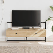 Tv-meubel wandgemonteerd 100,5x30x51 cm sonoma eiken