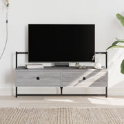 Tv-meubel wandgemonteerd 100,5x30x51 cm grijs sonoma eiken