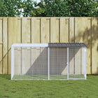Kippenhok 203x98x90 cm gegalvaniseerd staal antraciet