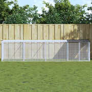 Kippenhok 403x98x90 cm gegalvaniseerd staal antraciet
