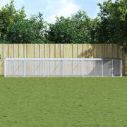 Kippenhok 603x98x90 cm gegalvaniseerd staal antraciet
