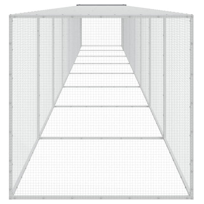 Kippenhok Met Dak Gegalvaniseerd Staal 803 x 98 x 90 cm Antraciet