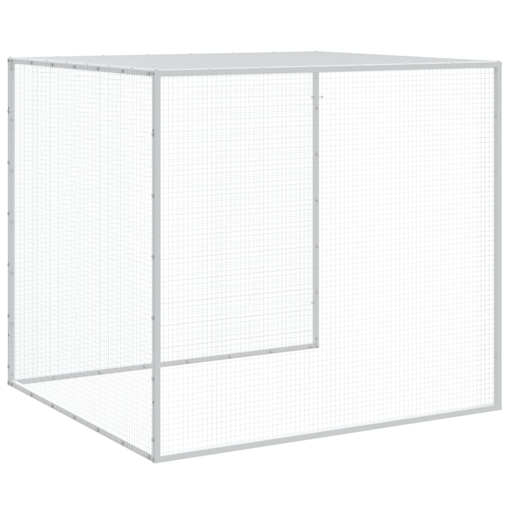 Kippenhok Met Dak Gegalvaniseerd Staal 803 x 98 x 90 cm Antraciet
