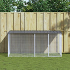 Kippenhok 203x98x90 cm gegalvaniseerd staal antraciet