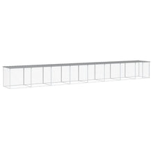 Kippenhok Met Dak Gegalvaniseerd Staal 803 x 98 x 90 cm Lichtgrijs