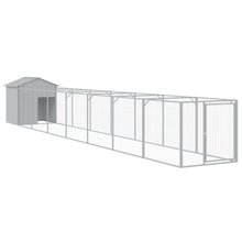 Hondenhok Met Dak Staal 117 x 813 x 123 cm