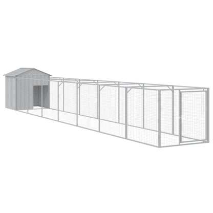 Hondenhok Met Dak Staal 117 x 813 x 123 cm