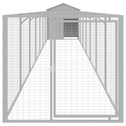 Hondenhok Met Dak Staal 117 x 813 x 123 cm