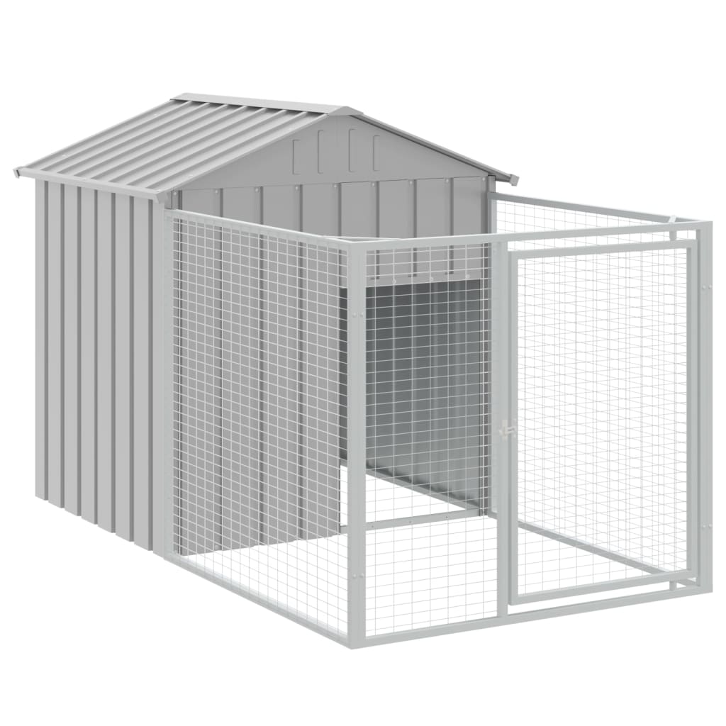 Hondenhok Met Dak Staal 117 x 1017 x 123 cm