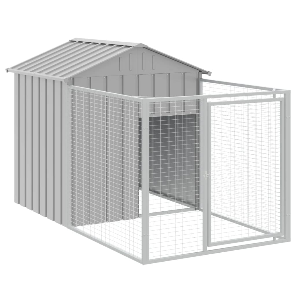 Hondenhok Met Dak Staal 117 x 1221 x 123 cm
