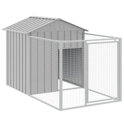 Hondenhok Met Dak Staal 117 x 1221 x 123 cm