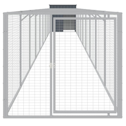 Hondenhok Met Ren Staal Kleurig 110 x 1017 x 110 cm