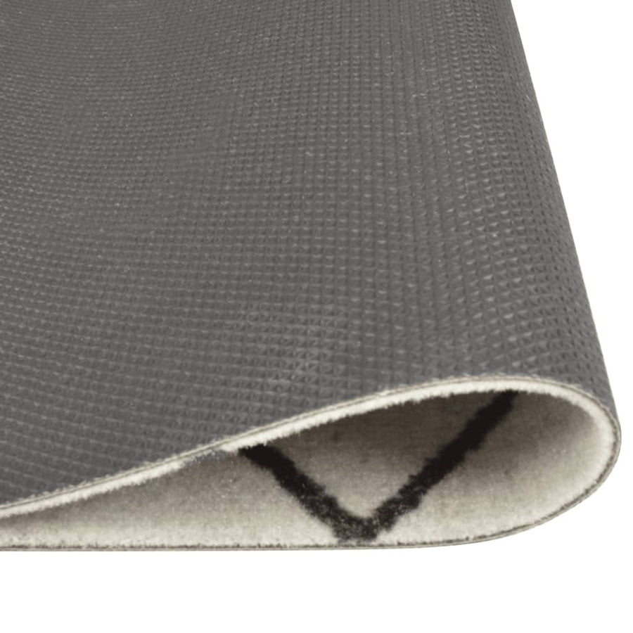 Keukenmat Wasbaar Geblokt Fluweel 45 x 150 cm Vierkant