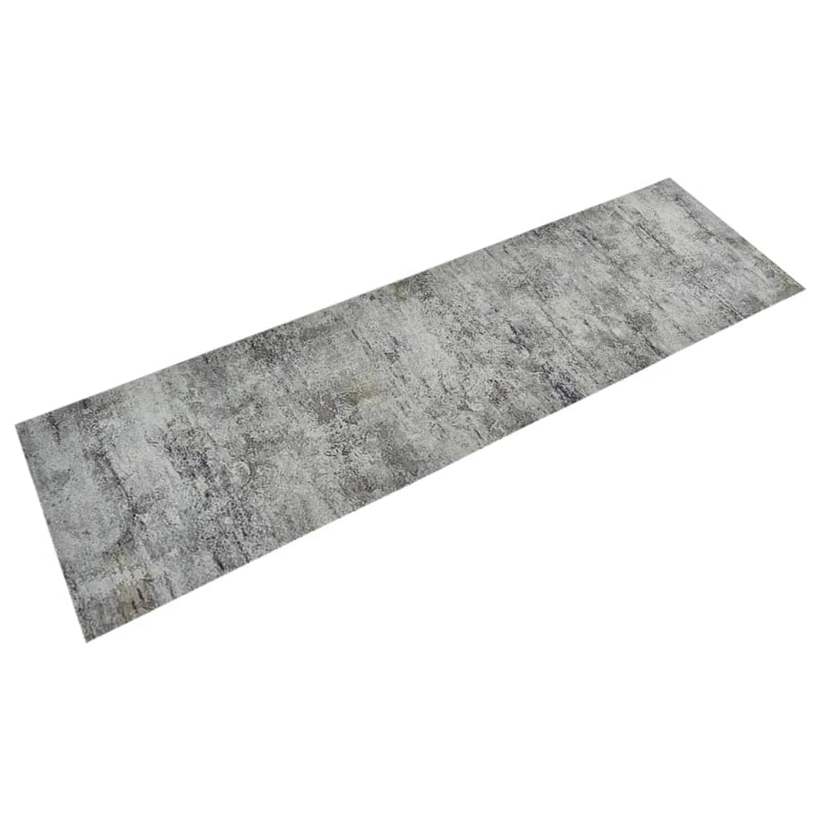 Keukenmat Wasbaar Betonprint Fluweel 45 x 150 cm grey ad black