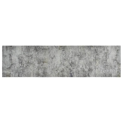 Keukenmat Wasbaar Betonprint Fluweel 45 x 150 cm grey ad black