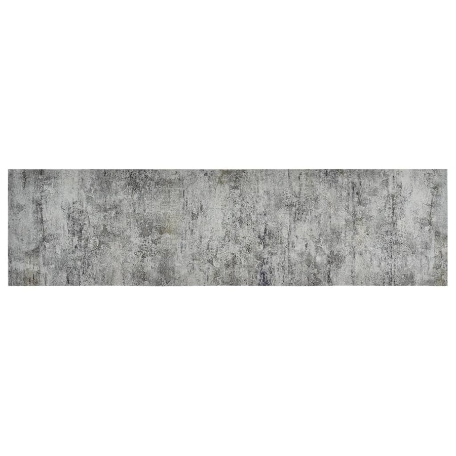 Keukenmat Wasbaar Betonprint Fluweel 45 x 150 cm grey ad black