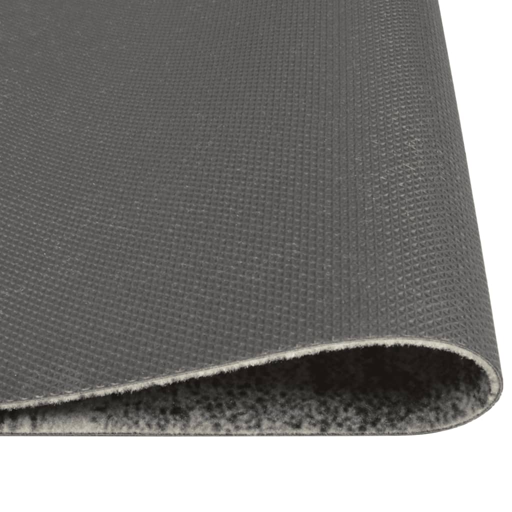 Keukenmat Wasbaar Betonprint Fluweel 45 x 150 cm grey ad black