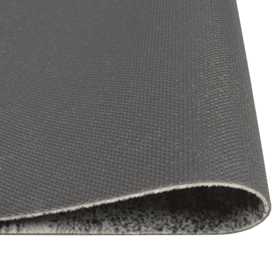 Keukenmat Wasbaar Betonprint Fluweel 45 x 150 cm grey ad black
