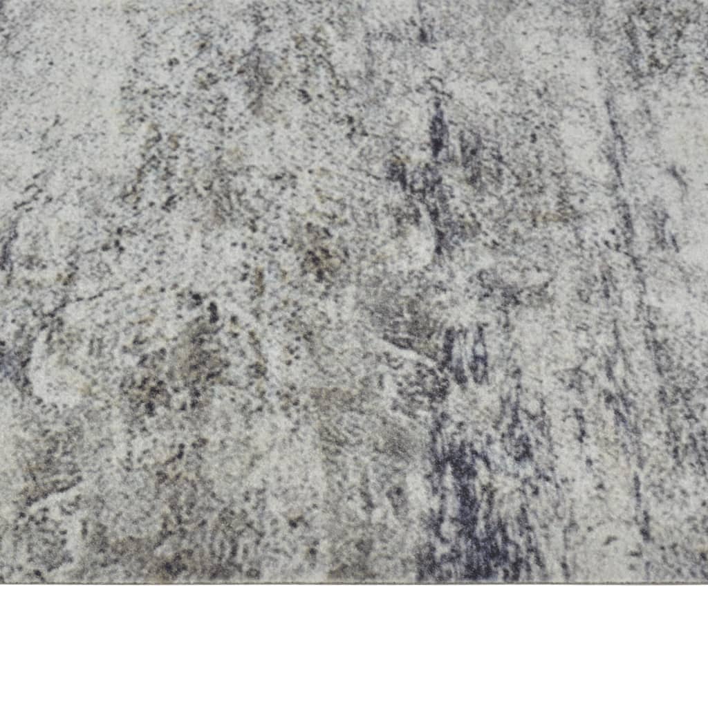 Keukenmat Wasbaar Betonprint Fluweel 45 x 150 cm grey ad black