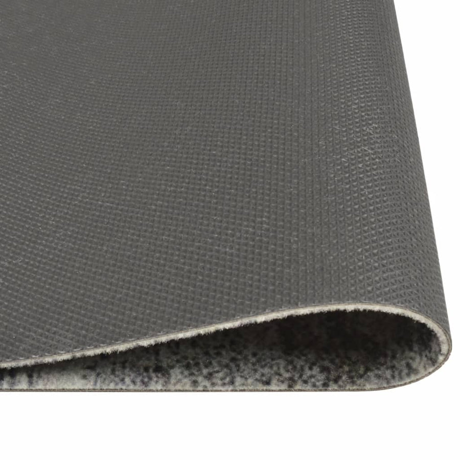 Keukenmat Wasbaar Betonprint Fluweel 60 x 180 cm grey ad black