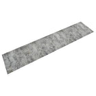 Washable Concrete Print Kitchen Mat 60x300 cm Velvet