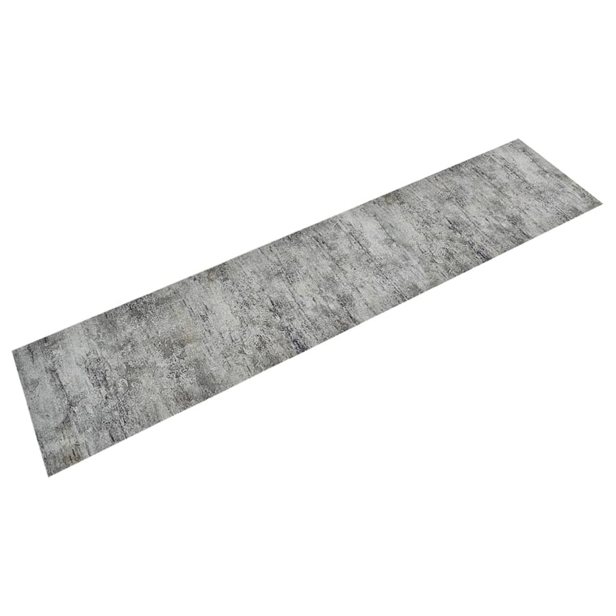 Keukenmat Wasbaar Betonprint Fluweel 60 x 300 cm grey ad black