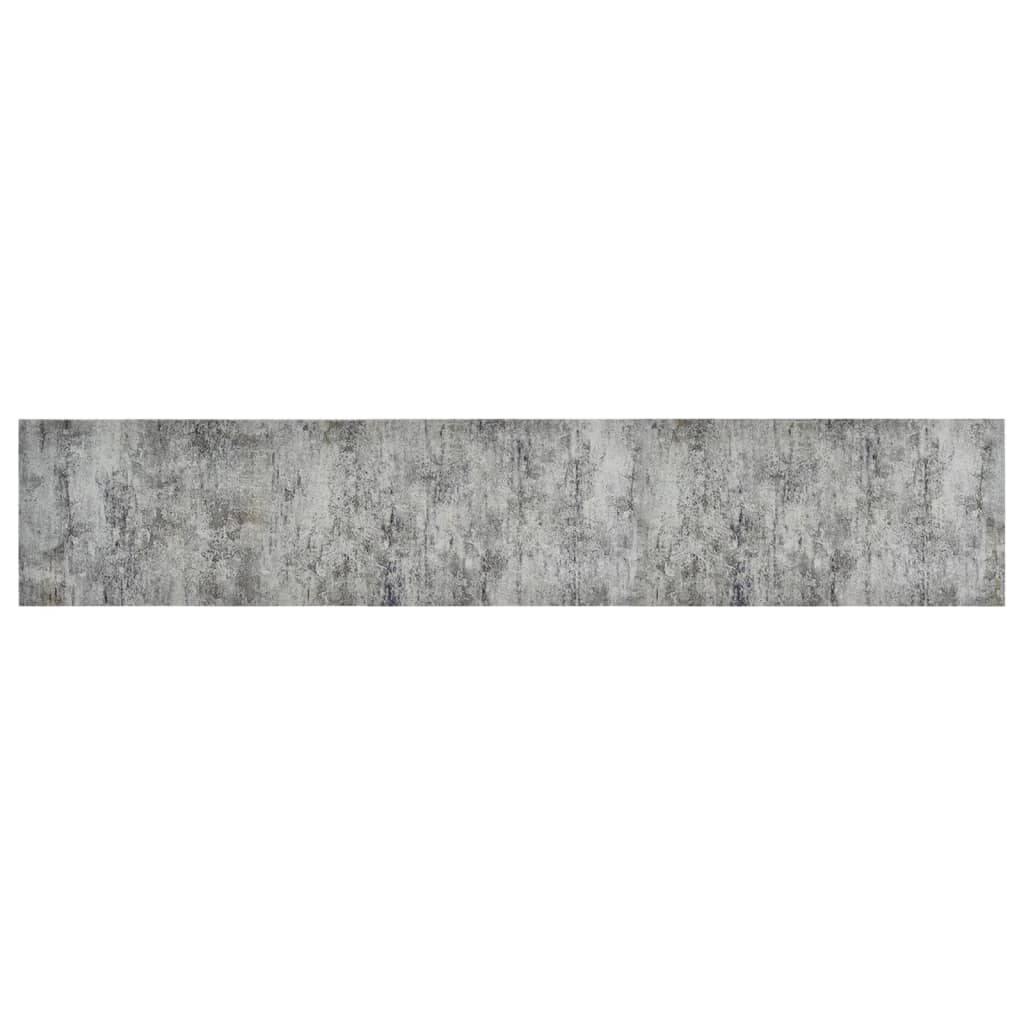 Keukenmat Wasbaar Betonprint Fluweel 60 x 300 cm grey ad black