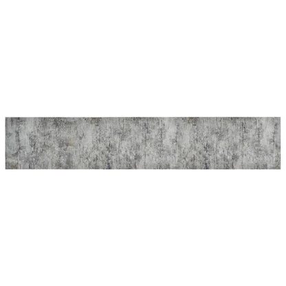 Keukenmat Wasbaar Betonprint Fluweel 60 x 300 cm grey ad black