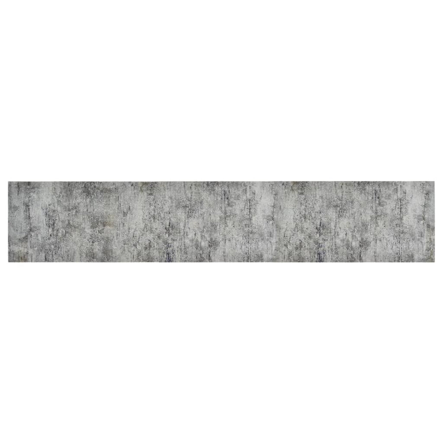 Keukenmat Wasbaar Betonprint Fluweel 60 x 300 cm grey ad black