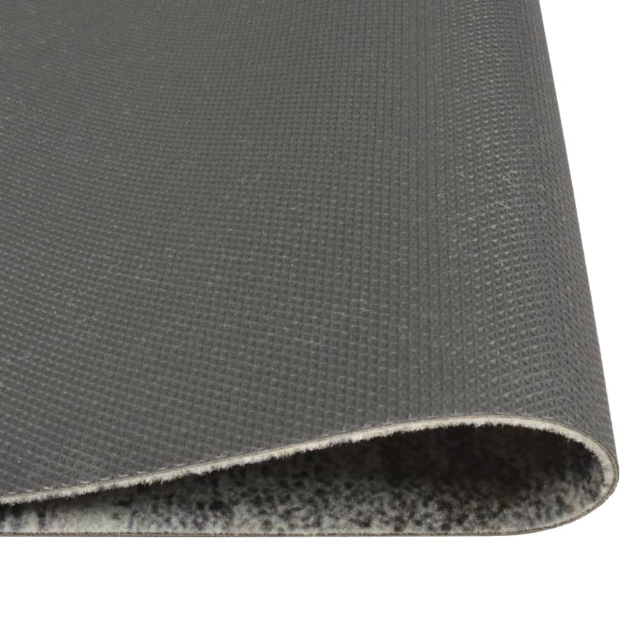 Keukenmat Wasbaar Betonprint Fluweel 60 x 300 cm grey ad black