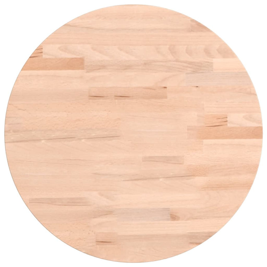 Tafelblad Rond Ø40X1,5 Cm Massief Beukenhout Zwart