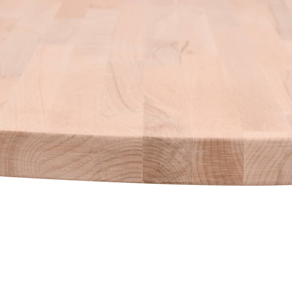 Tafelblad Rond Ø40X1,5 Cm Massief Beukenhout Zwart