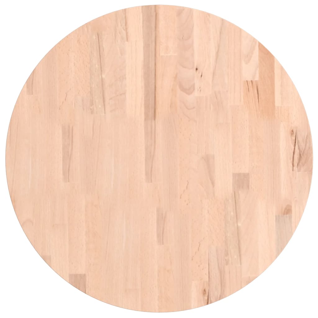 Tafelblad Rond Ø60X1,5 Cm Massief Beukenhout