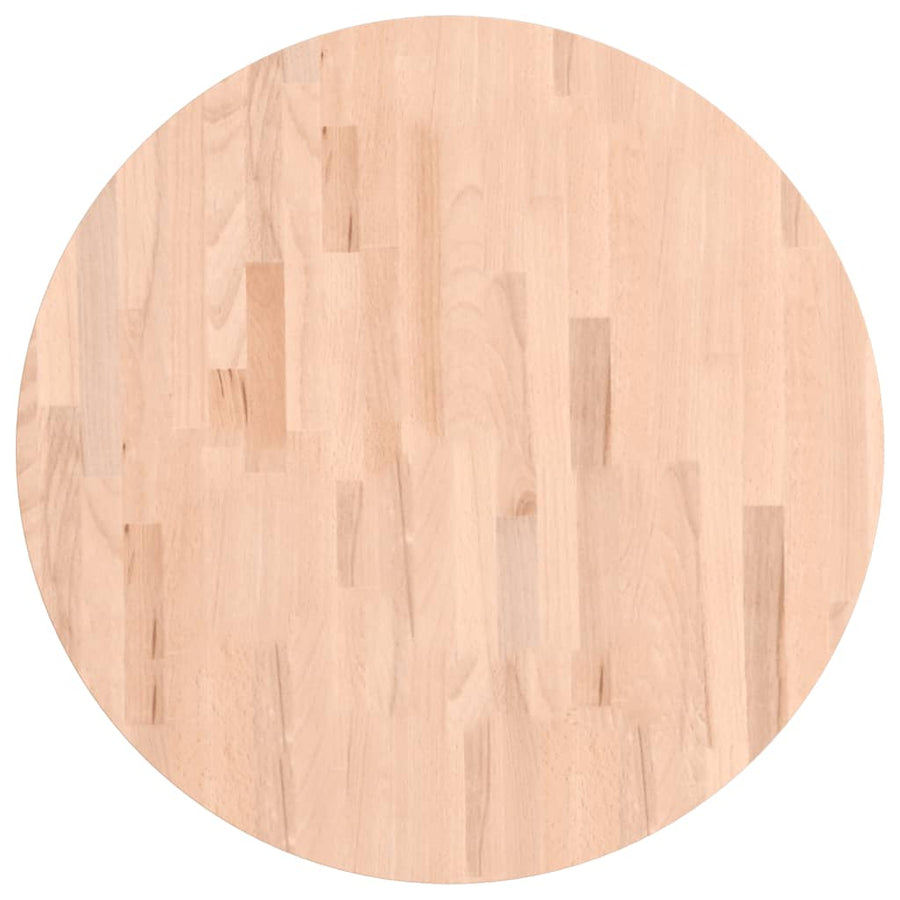 Tafelblad Rond Ø70X1,5 Cm Massief Beukenhout