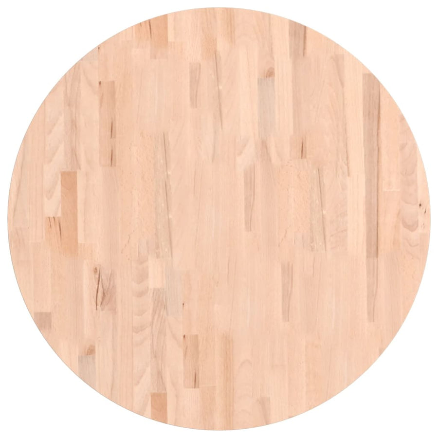 Tafelblad Rond Ø80X1,5 Cm Massief Beukenhout