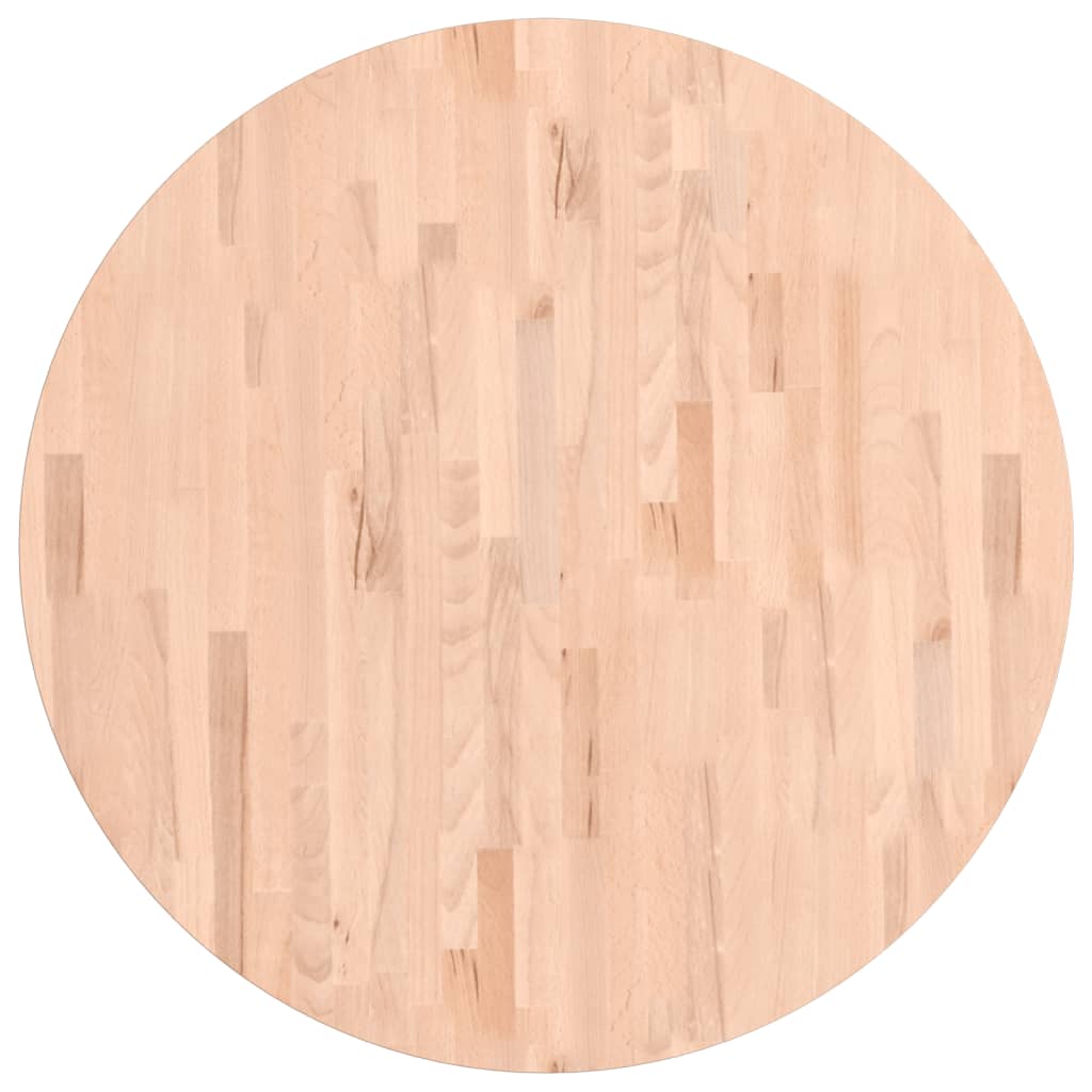 Tafelblad Rond Ø90X1,5 Cm Massief Beukenhout