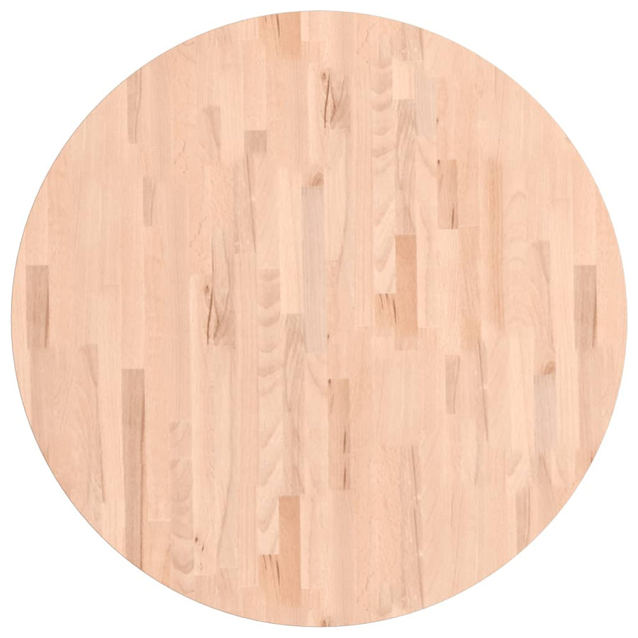 Tafelblad Rond Ø90X1,5 Cm Massief Beukenhout