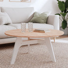 Tabletop round Ø90x1.5 cm solid beech wood