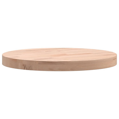 Tafelblad Rond Ø30X2,5 Cm Massief Beukenhout 1 30 x 2.5 cm Lichtbruin