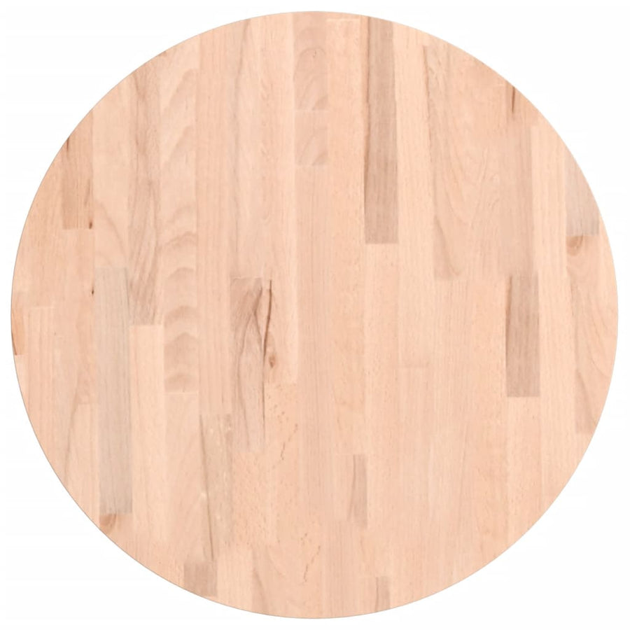 Tafelblad Rond Ø60X2,5 Cm Massief Beukenhout