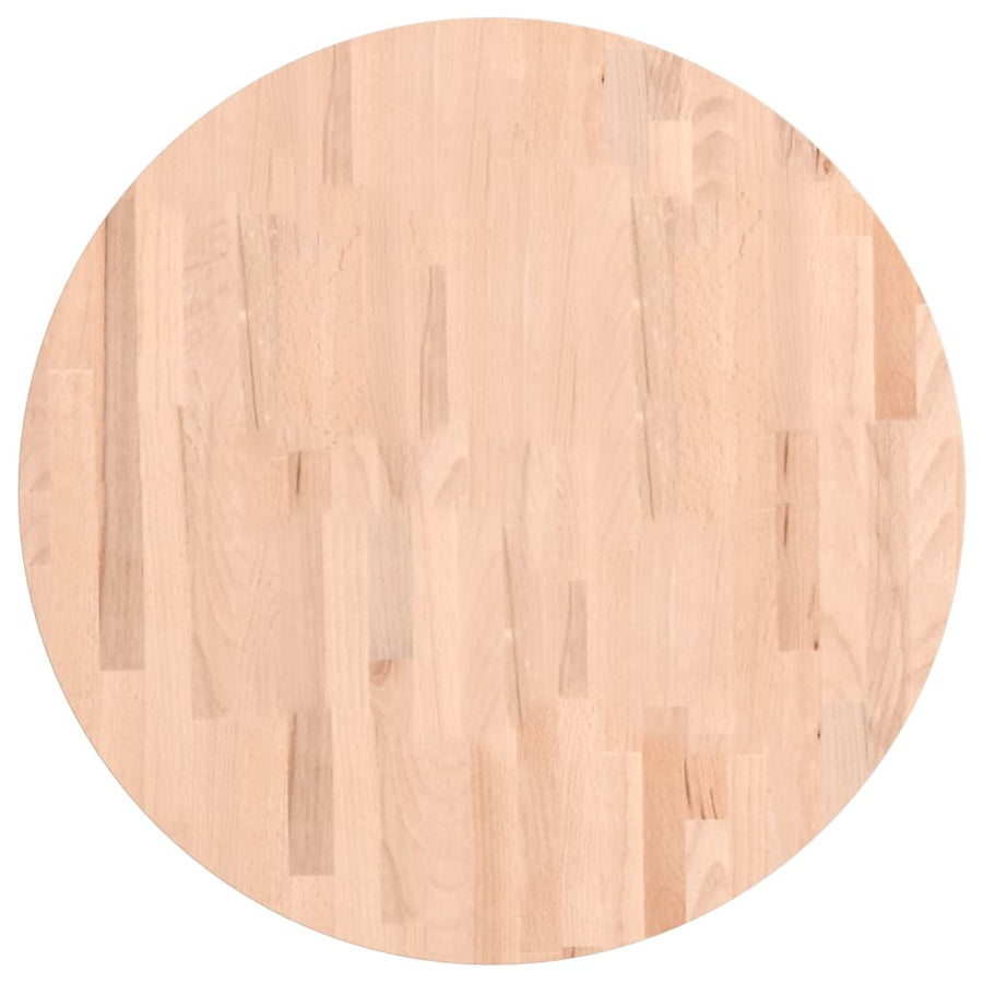 Tafelblad Rond Ø70X2,5 Cm Massief Beukenhout