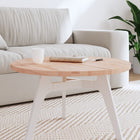 Table top round Ø70x2.5 cm solid beech wood