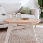 Tabletop round Ø80x2.5 cm solid beech wood