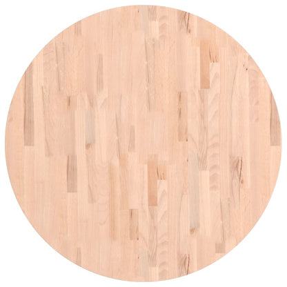 Tafelblad Rond Ø90X2,5 Cm Massief Beukenhout