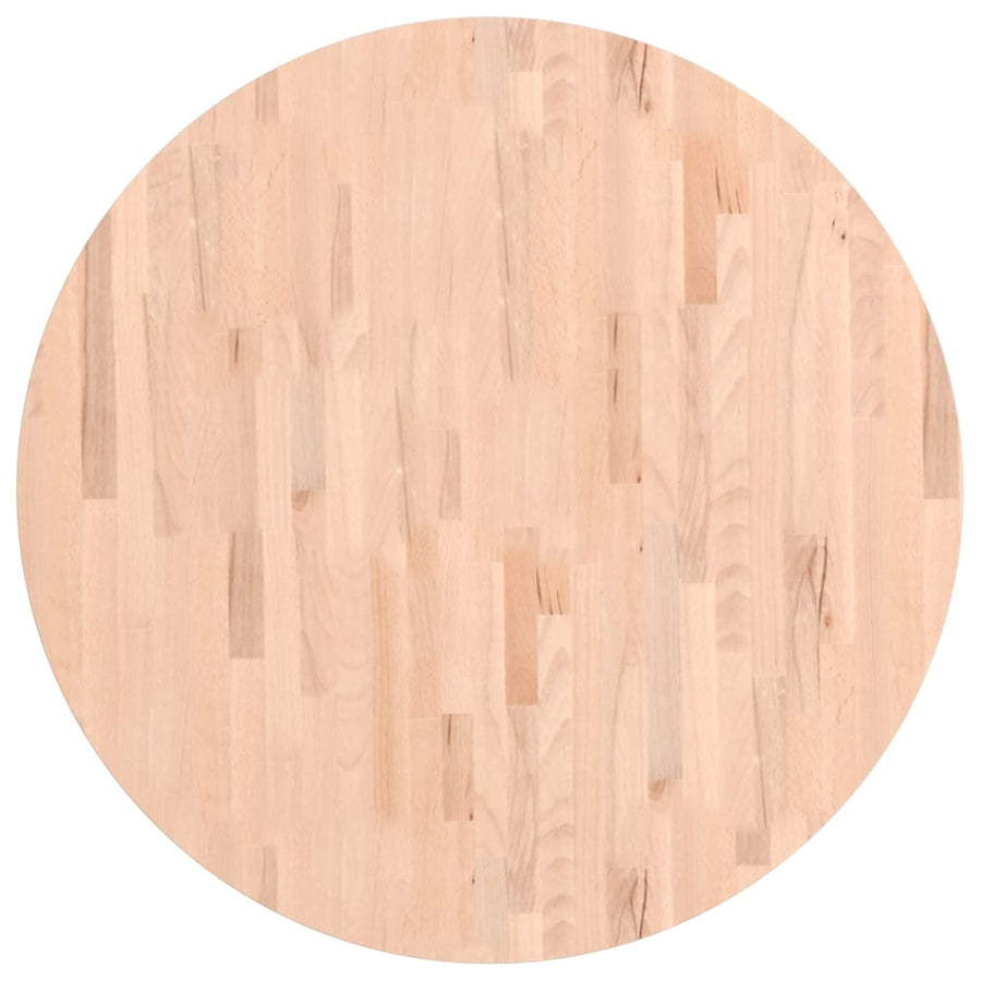 Tafelblad Rond Ø90X2,5 Cm Massief Beukenhout