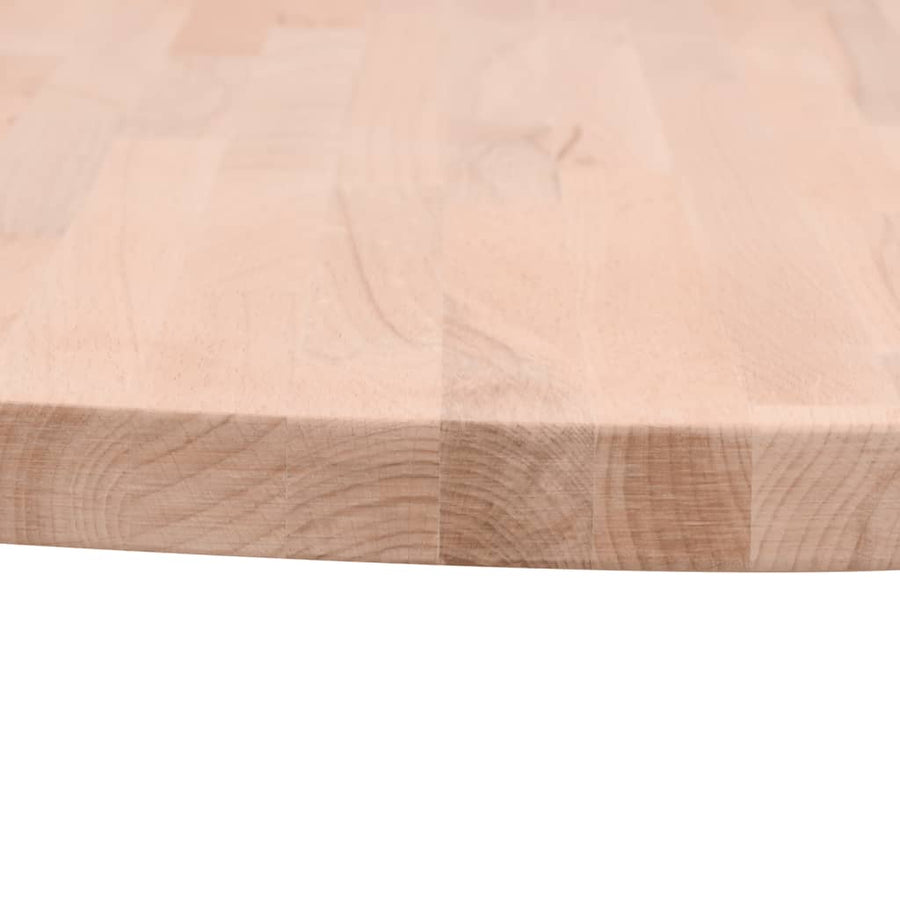 Tafelblad Rond Ø90X2,5 Cm Massief Beukenhout