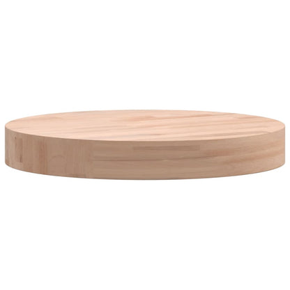 Tafelblad Rond Ø30X4 Cm Massief Beukenhout