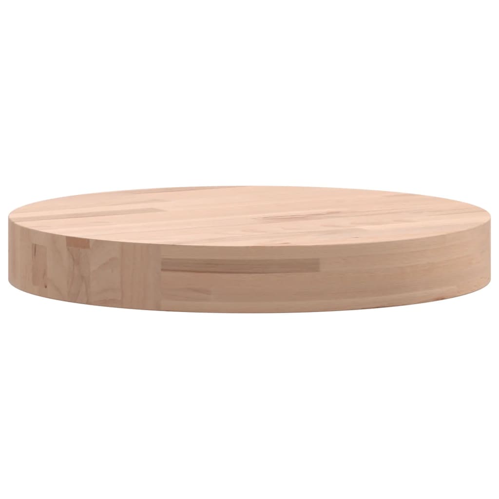 Tafelblad Rond Ø30X4 Cm Massief Beukenhout